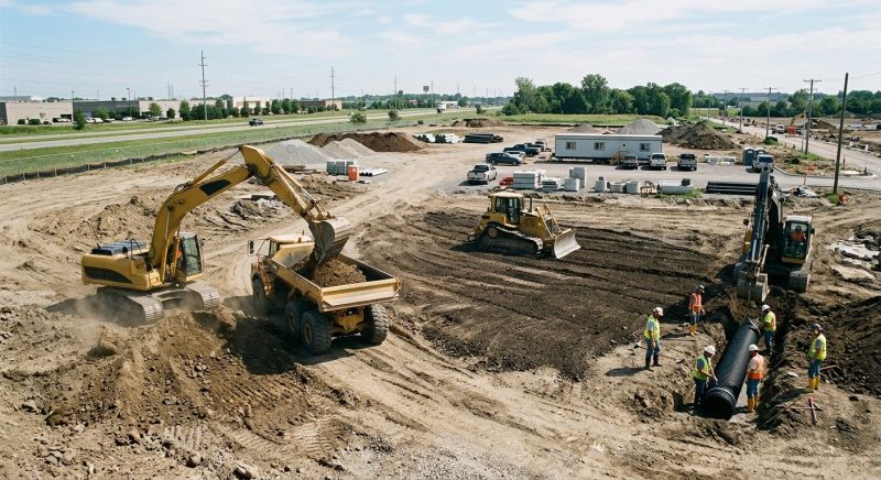 Commercial Site Preparation in Houston, TX