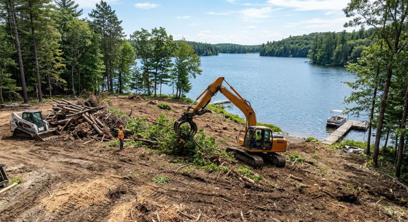 Construction Site Land Clearing in Cumming, GA
